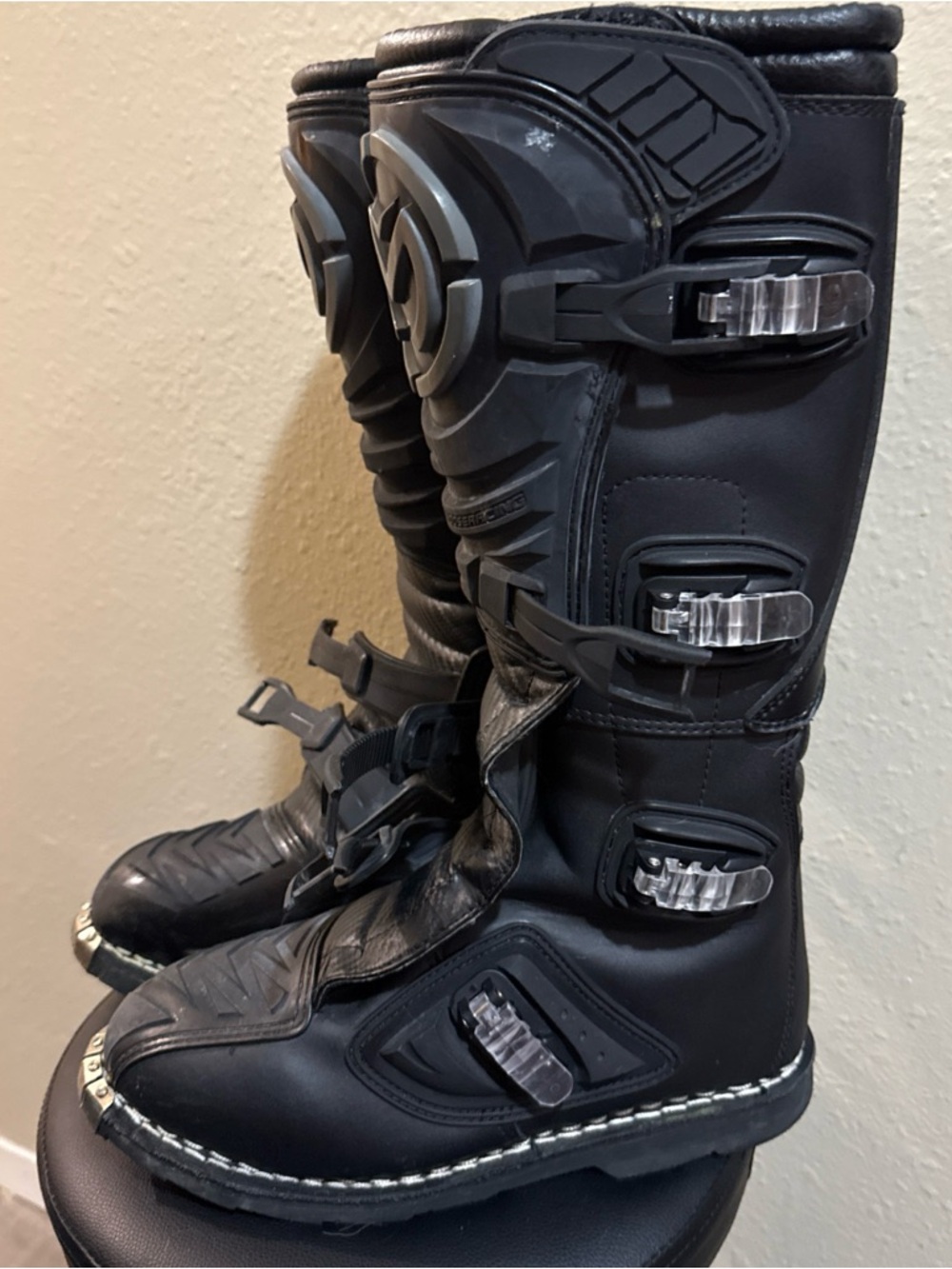 Black Moose Racing ATV Dirtbike  Protective Motorcycle Boots Worn once